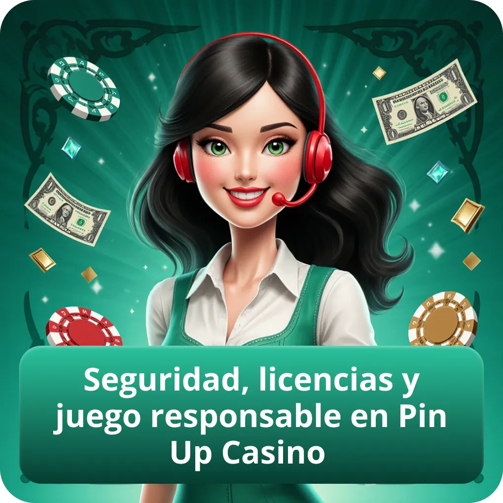 Seguridad, licencias y juego responsable en Pin Up Casino